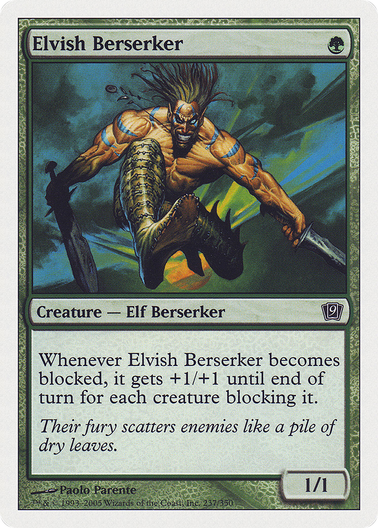 Elvish Berserker (9ED-237) - 9th Edition