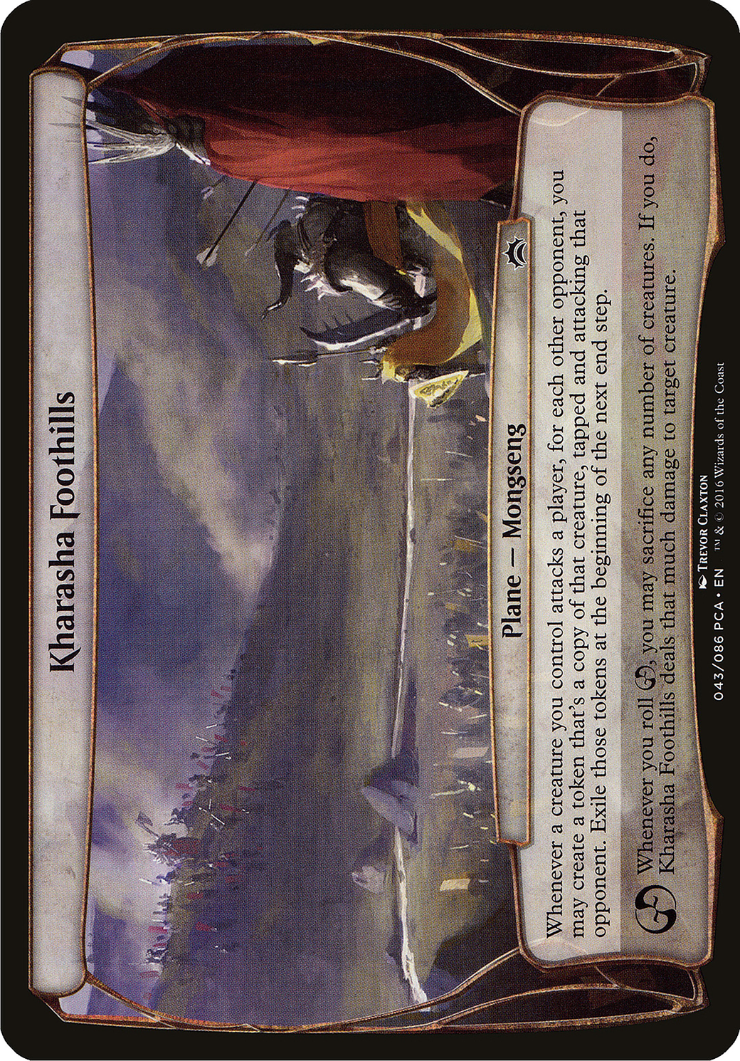Kharasha Foothills (Planechase Anthology) (OVER-) - Planechase Anthology Planes