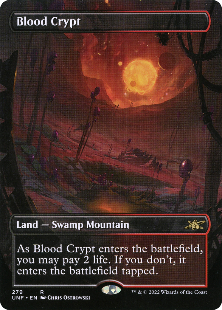 Blood Crypt (Borderless) (UNF-279) - Unfinity (Borderless) Foil