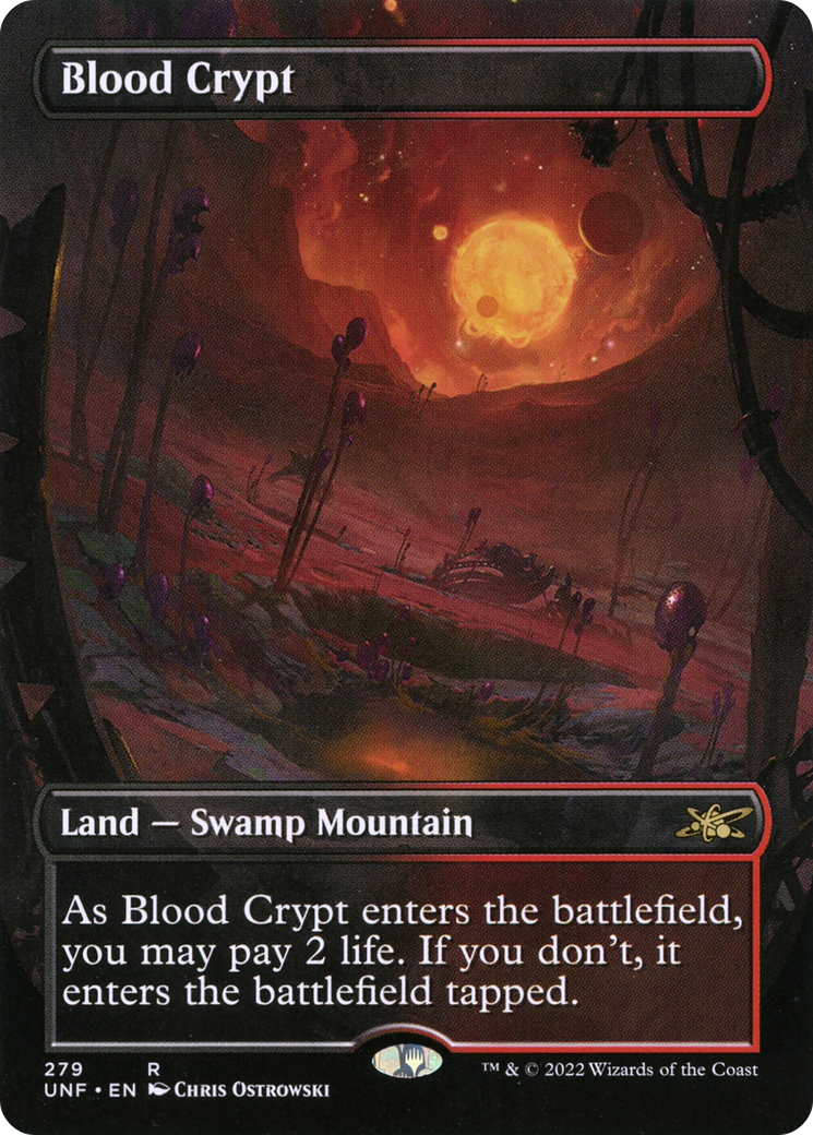 Blood Crypt (Borderless) (UNF-279) - Unfinity (Borderless) Foil
