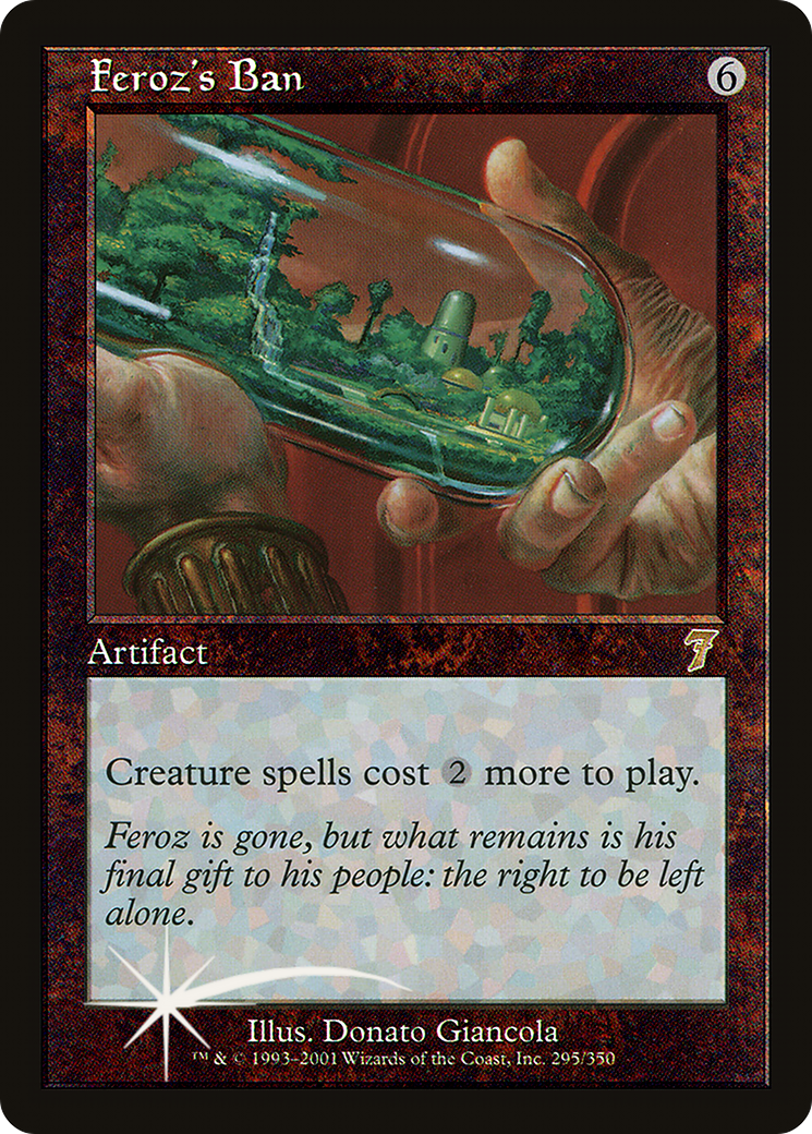 Feroz's Ban (7ED-295) - 7th Edition Foil
