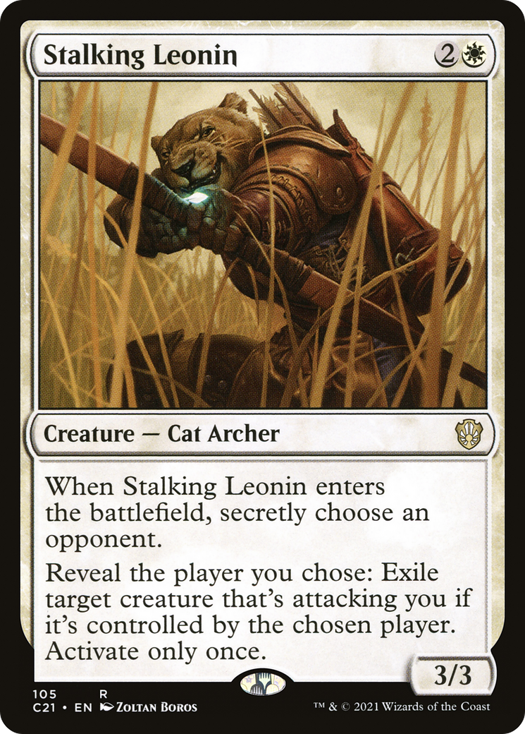 Stalking Leonin (C21-105) - Commander 2021
