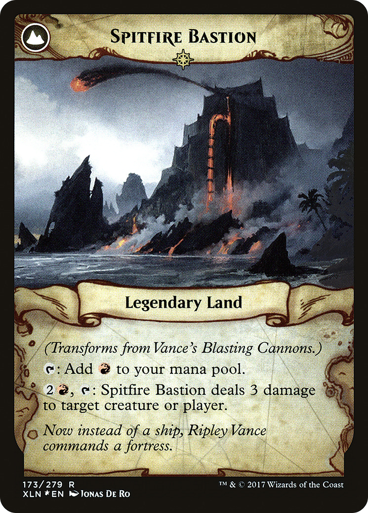 Vance's Blasting Cannons (PRE-173) - Ixalan Promos: (compasslanddfc) Foil