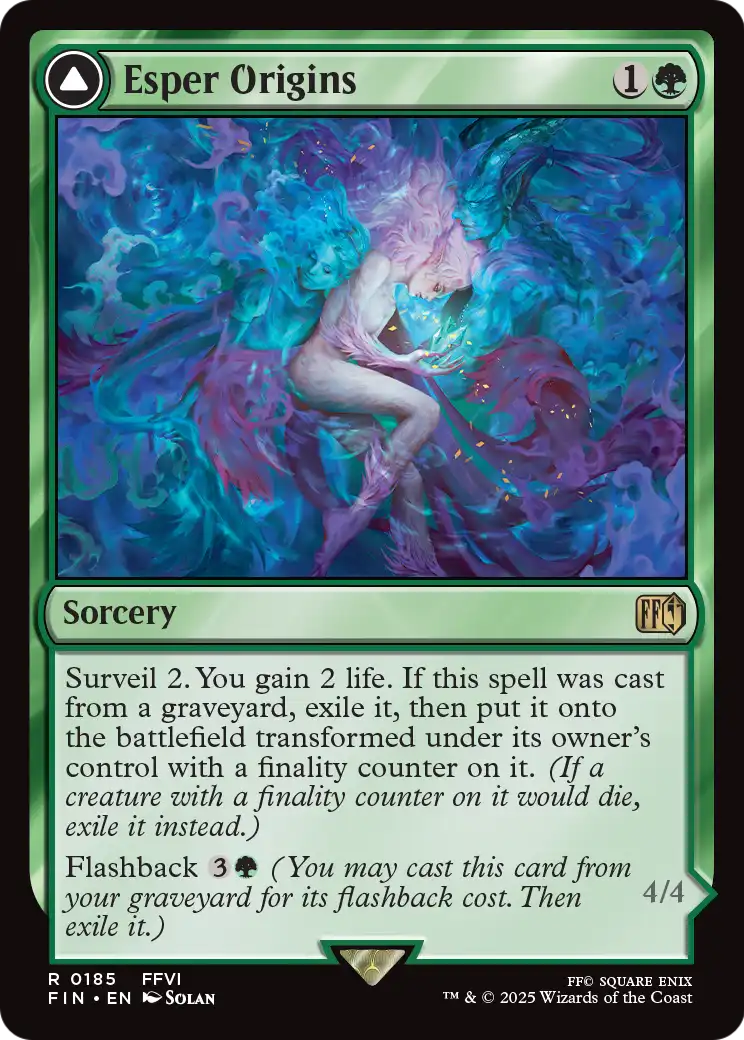 Esper Origins (FIN-185) - FINAL FANTASY: (enchantment) Foil