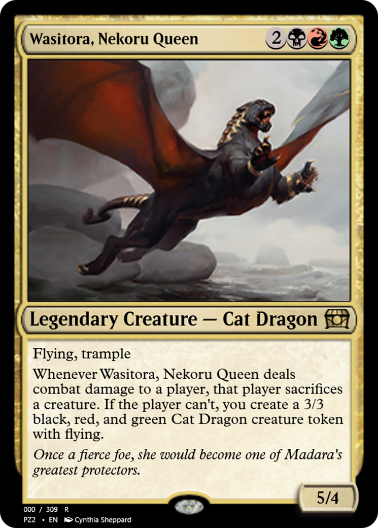 Wasitora, Nekoru Queen (PZ2-65705) - Treasure Chest Foil