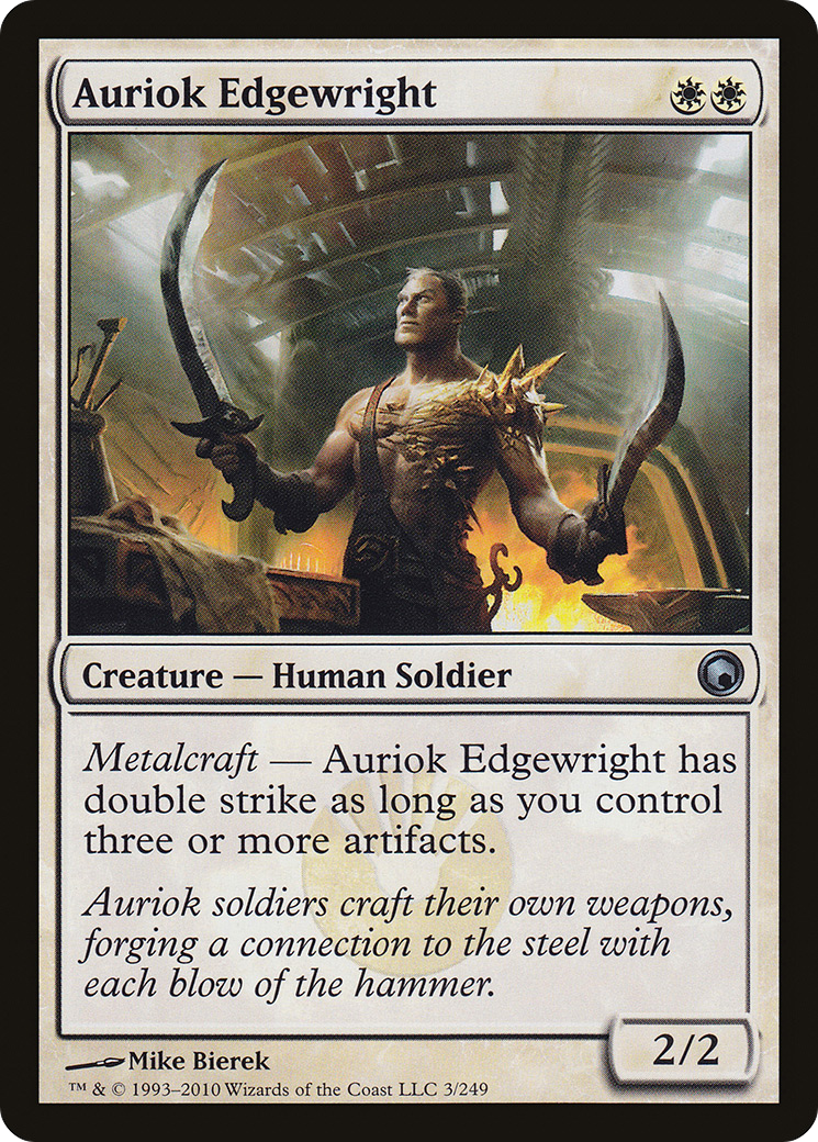 Auriok Edgewright (SOM-003) - Scars of Mirrodin Foil