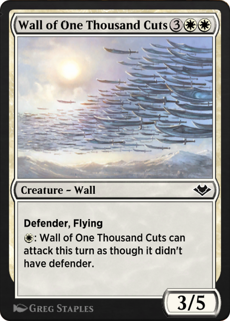 Wall of One Thousand Cuts (J21-157) - Jumpstart: Historic Horizons