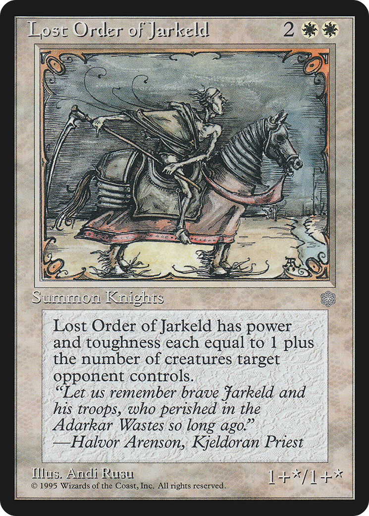 Lost Order of Jarkeld (ICE-) - Ice Age