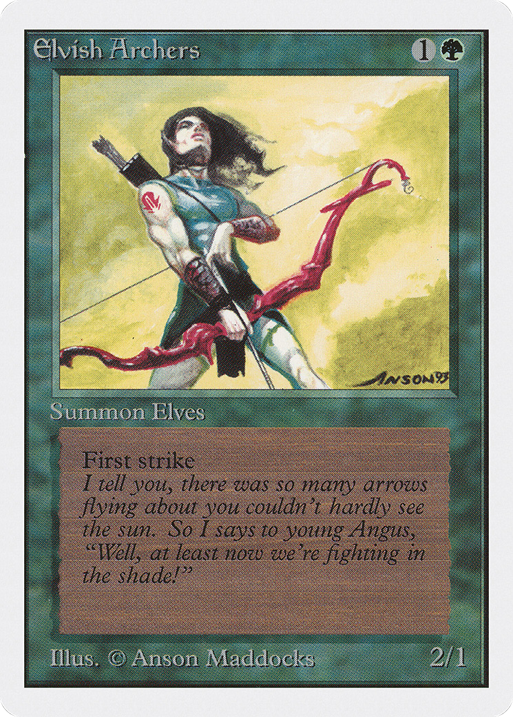 Elvish Archers (2ED-) - Unlimited Edition