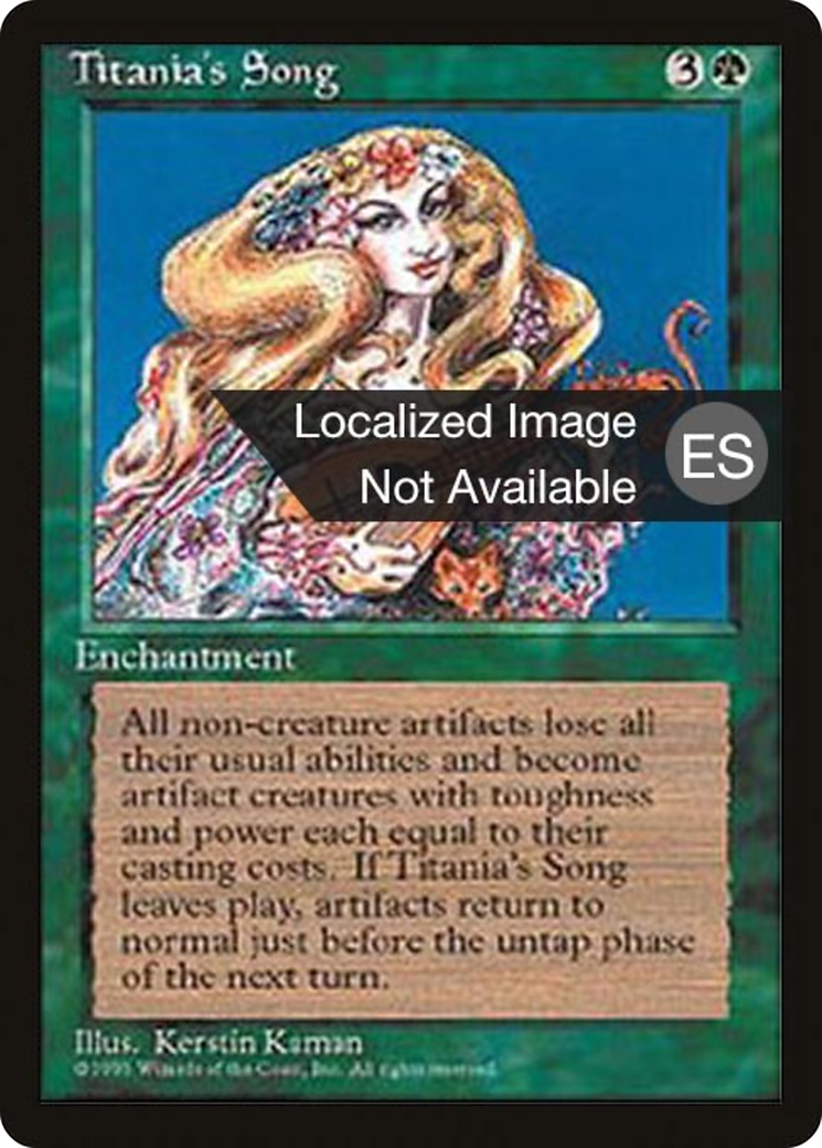 Titania's Song (4BB-) - Fourth Edition Foreign Black Border