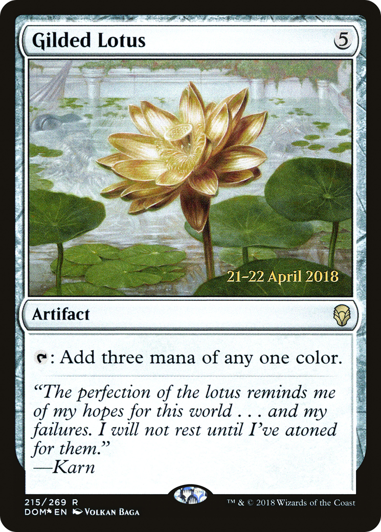 Gilded Lotus (PRE-215) - Dominaria Promos Foil