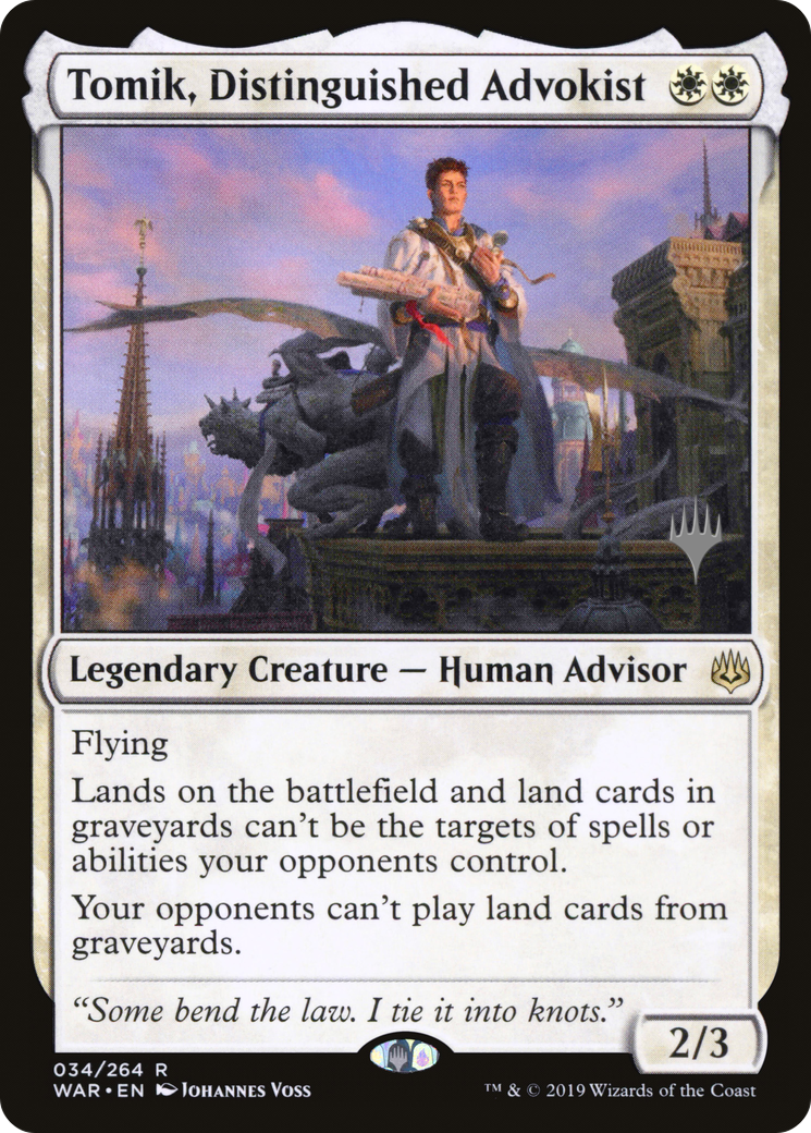 Tomik, Distinguished Advokist (PPELD-034) - War of the Spark Promos