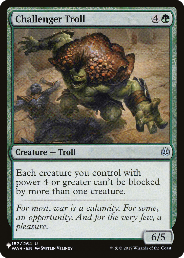 Challenger Troll (LIST-157/264) - The List