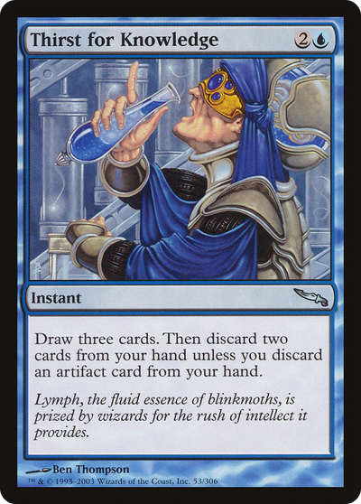 Thirst for Knowledge (MRD-053) - Mirrodin Foil