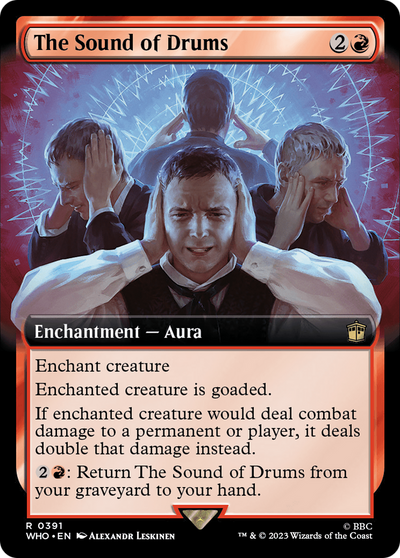 The Sound of Drums (Extended Art) (WHO-391) - Doctor Who: (Extended Art) Foil