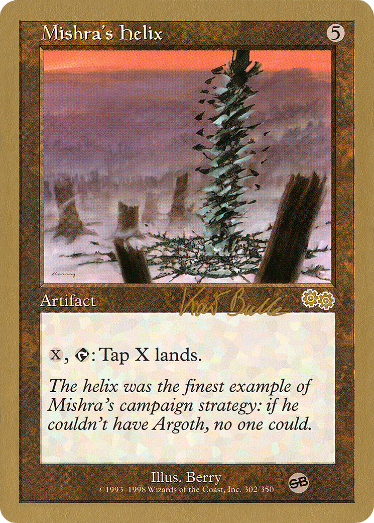 Mishra's Helix - 1999 Kai Budde (USG) (SB) (WCD-) - World Championship Decks 1999