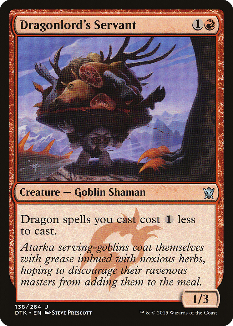 Dragonlord's Servant (DTK-138) - Dragons of Tarkir Foil
