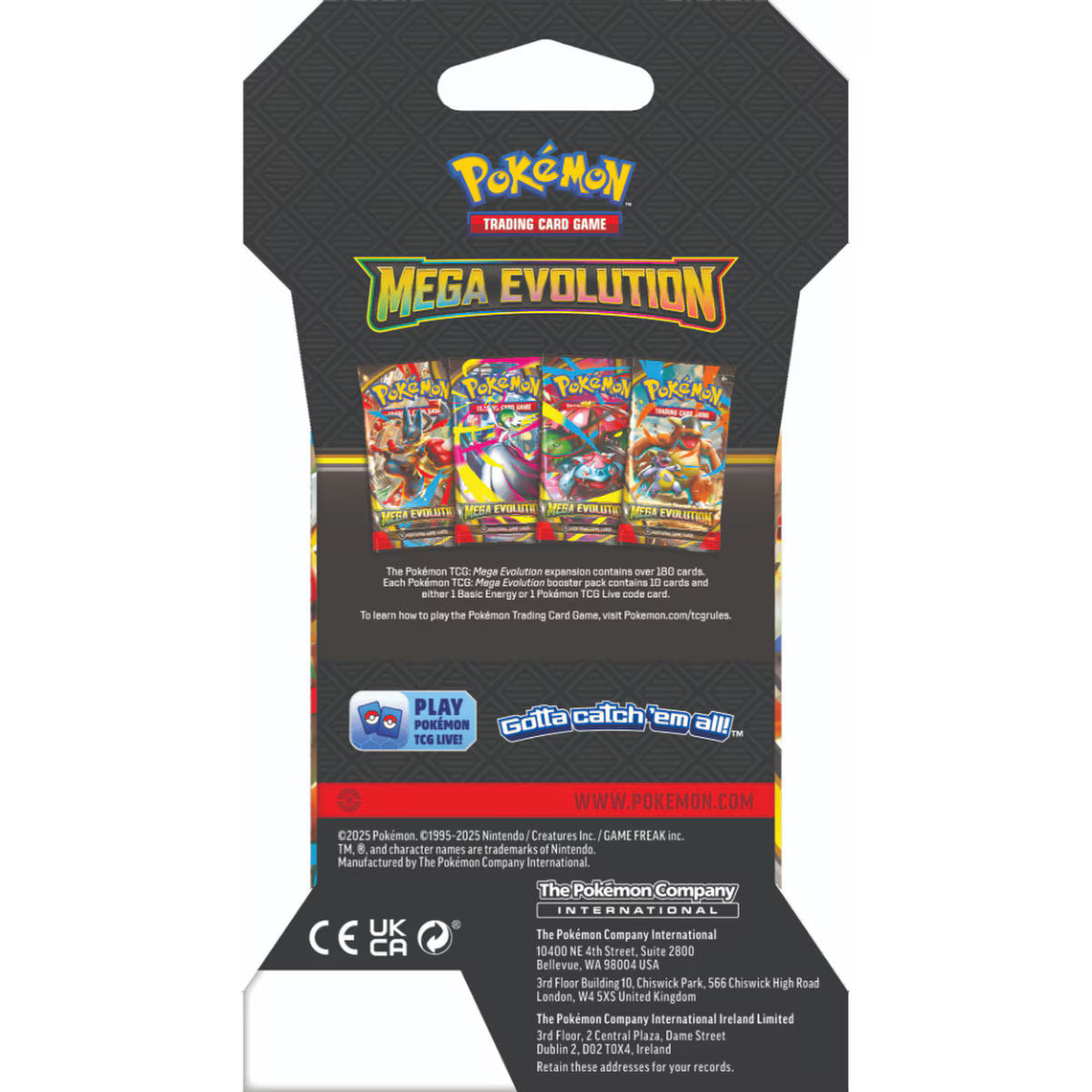 Pokémon: Mega Evolution Sleeved Booster