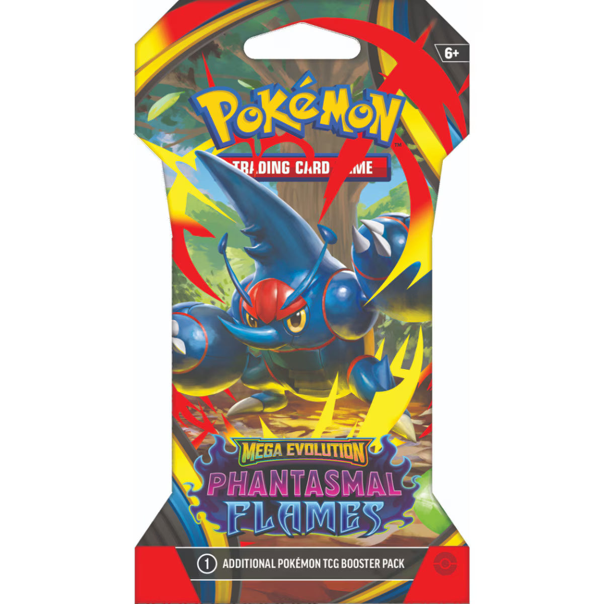 Pokémon: Mega Evolution Phantasmal Flames - Sleeved Booster