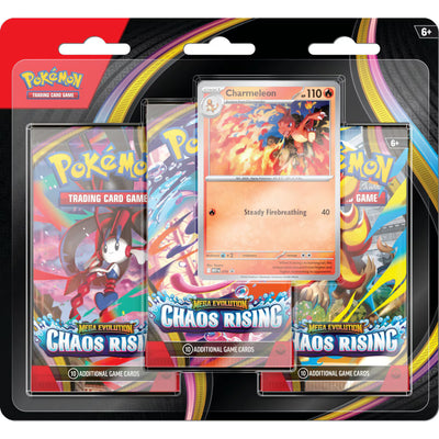 Pokémon TCG: Mega Evolution - Chaos Rising: 3-Pack Blister