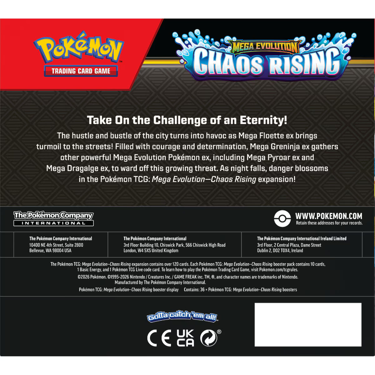 Pokémon TCG: Mega Evolution - Chaos Rising: Booster Box