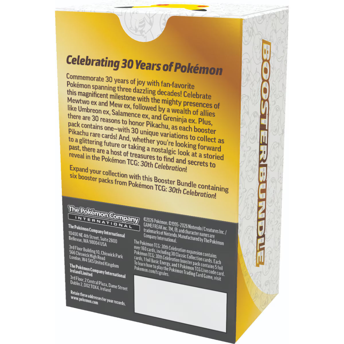 Pokémon TCG: 30th Celebration - Booster Bundle