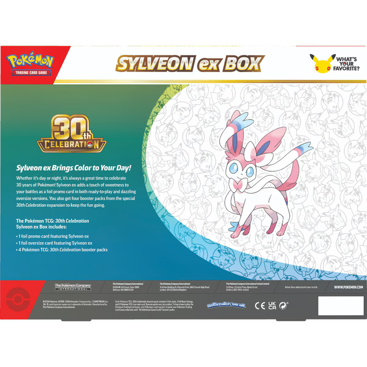 Pokémon TCG: 30th Celebration - ex Box