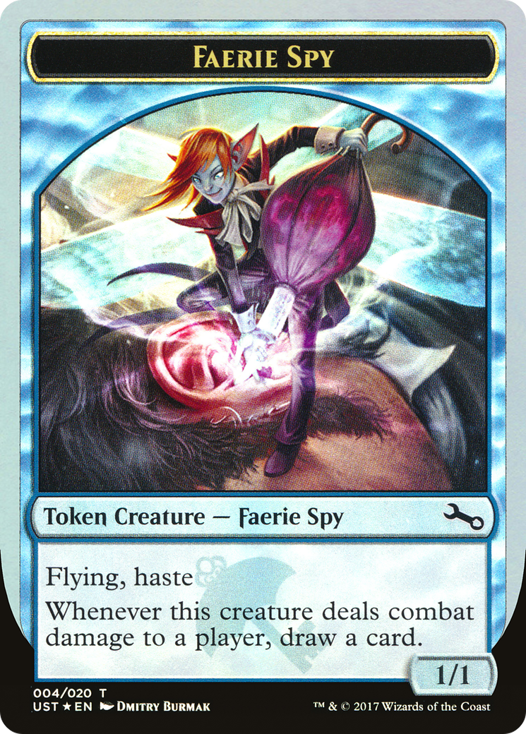 Faerie Spy Token (UST-004) - Unstable Tokens Foil
