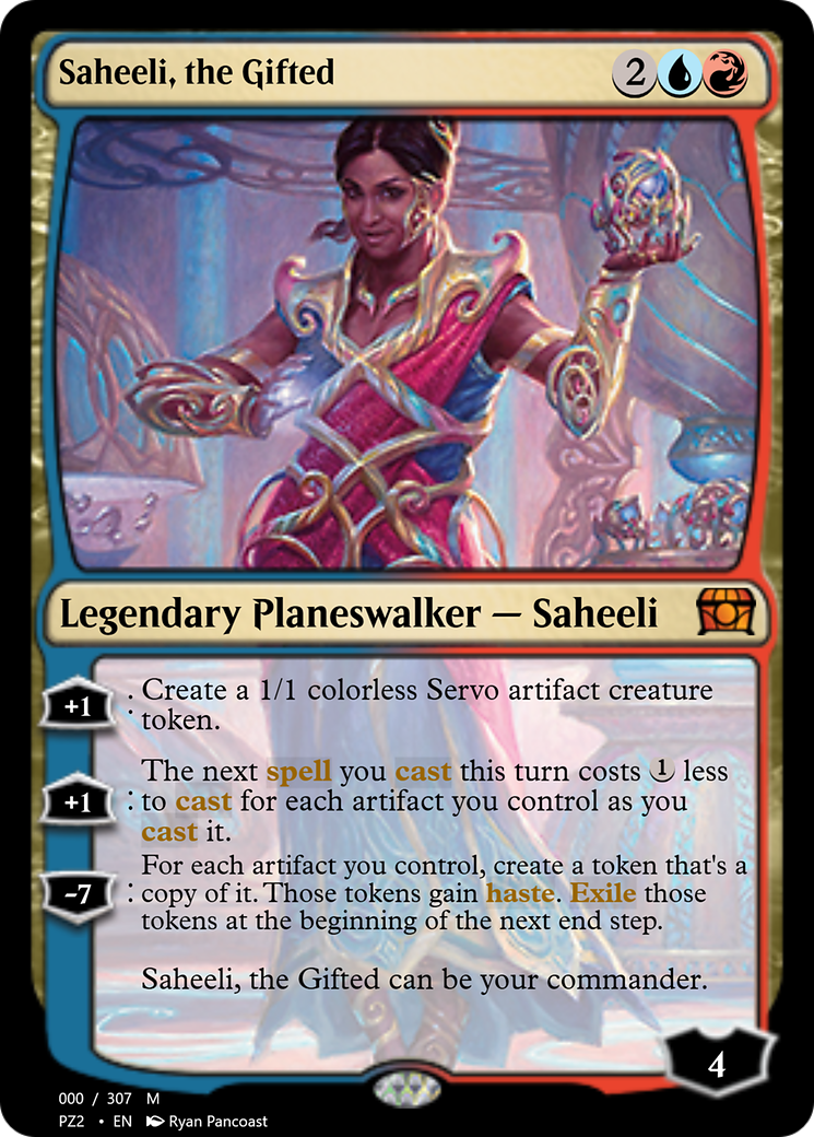 Saheeli, the Gifted (PZ2-70685) - Treasure Chest Foil
