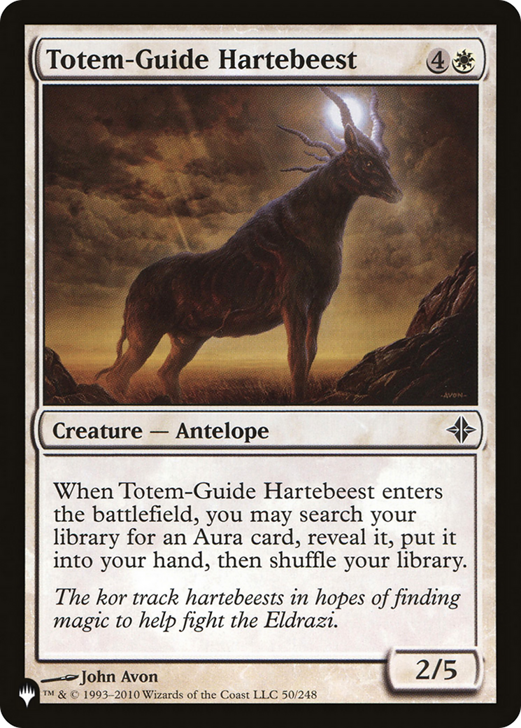 Totem-Guide Hartebeest (LIST-50/248) - The List
