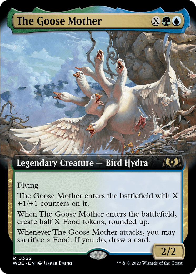 The Goose Mother (Extended Art) (WOE-362) - Wilds of Eldraine: (Extended Art) Foil