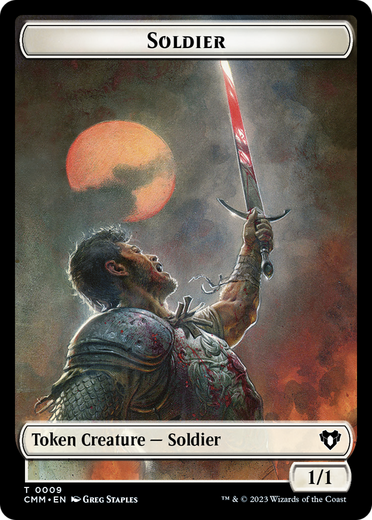 Soldier (TCMM-009) - Commander Masters Tokens Foil