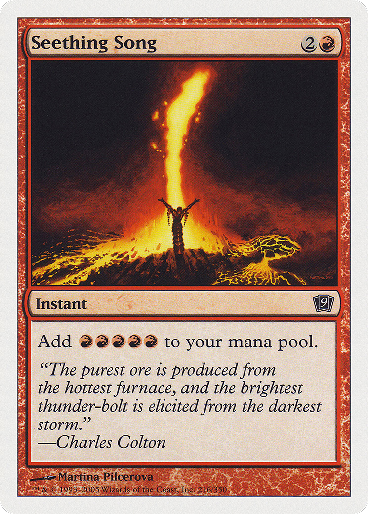 Seething Song (9ED-216) - 9th Edition Foil