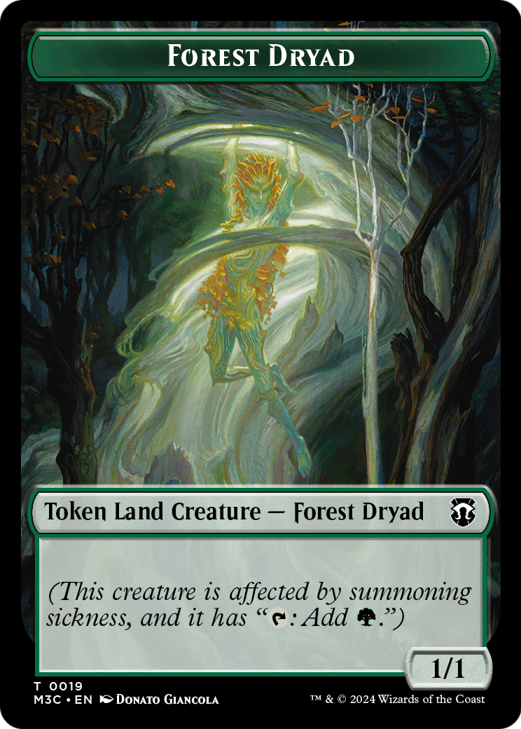 Forest Dryad (TM3C-019) - Modern Horizons 3 Commander Tokens Foil
