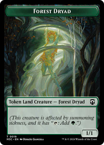 Forest Dryad (TM3C-019) - Modern Horizons 3 Commander Tokens