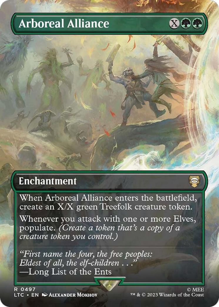 Arboreal Alliance (Borderless) (LTC-497) - Tales of Middle-earth Commander (Borderless)