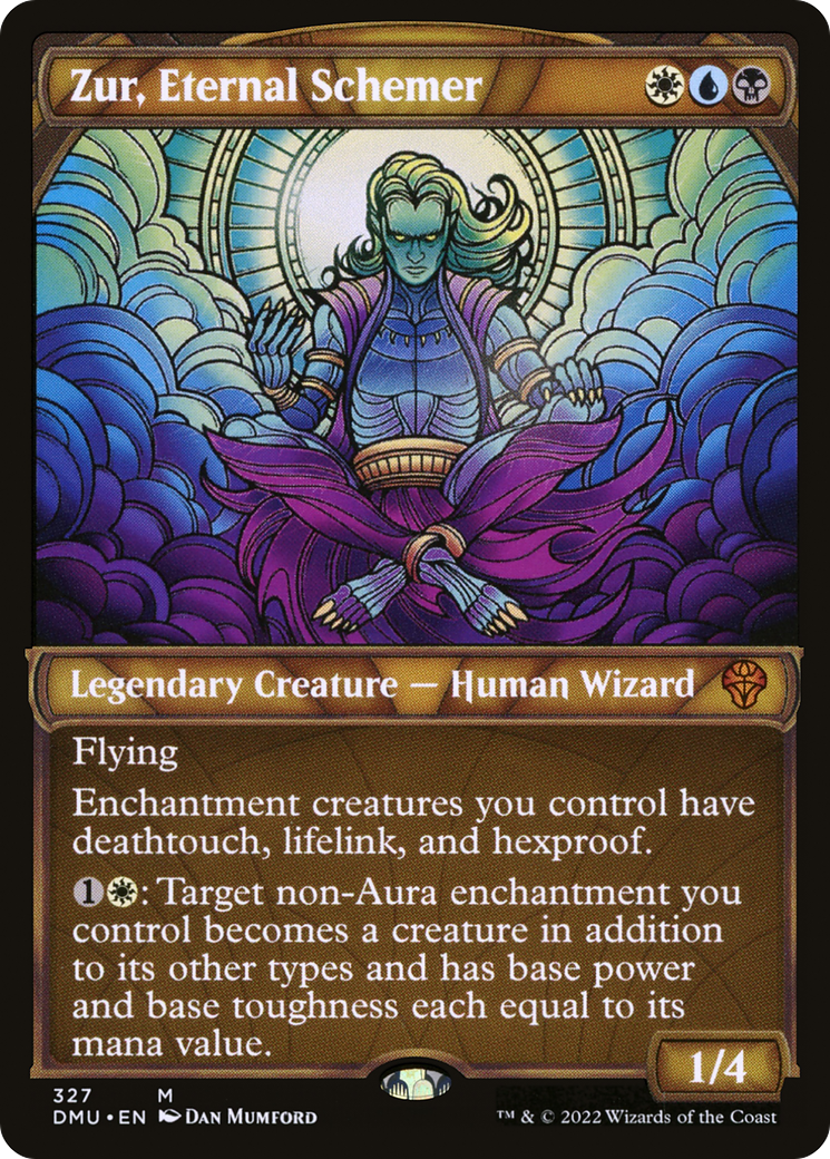 Zur, Eternal Schemer (Showcase) (DMU-327) - Dominaria United: (Showcase) Foil