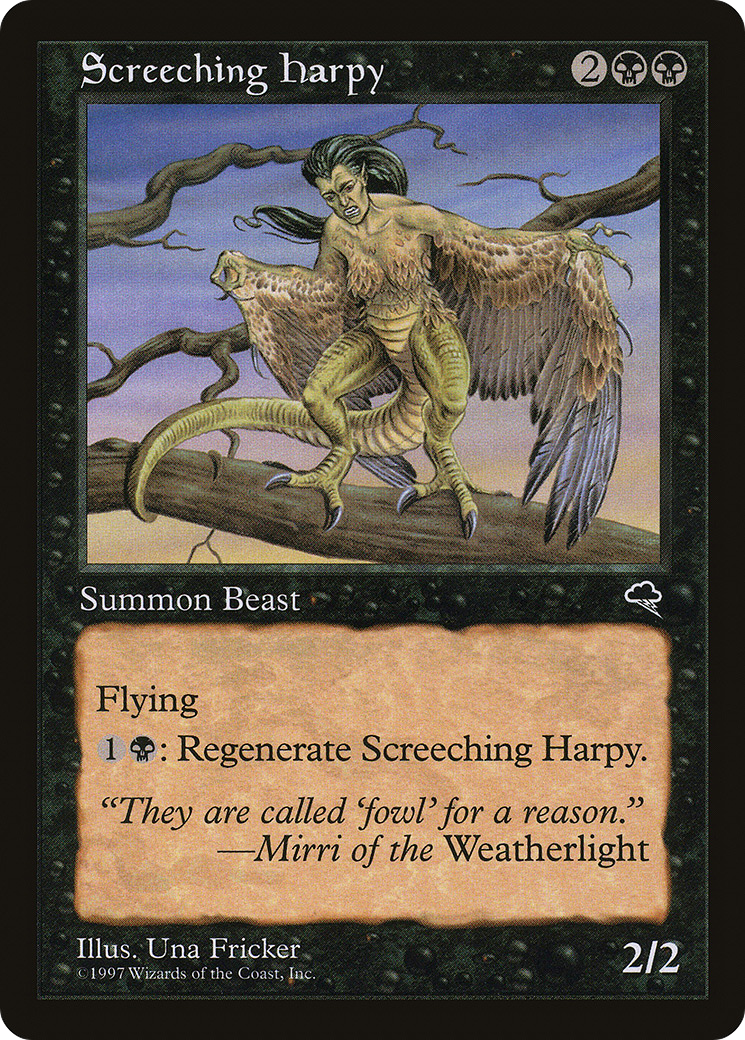 Screeching Harpy (TMP-155) - Tempest