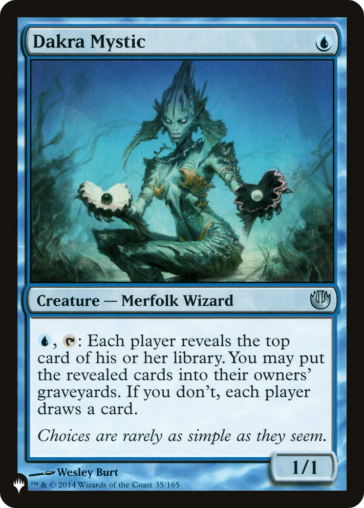 Dakra Mystic (LIST-JOU-35) - The List