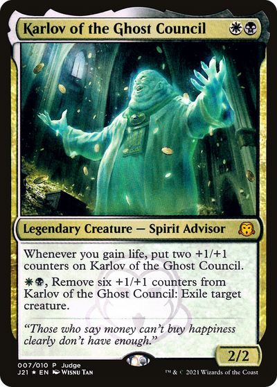 Karlov of the Ghost Council [Judge Gift Cards 2021]