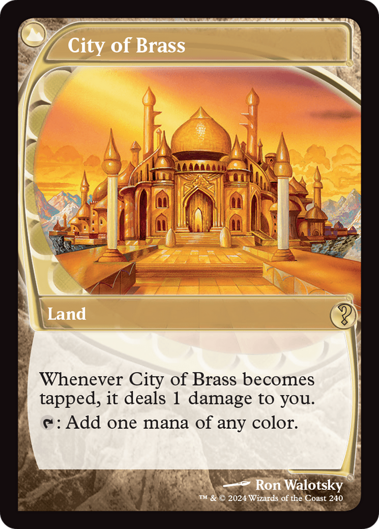 City of Brass (Future Sight) (MB2-240) - Mystery Booster 2