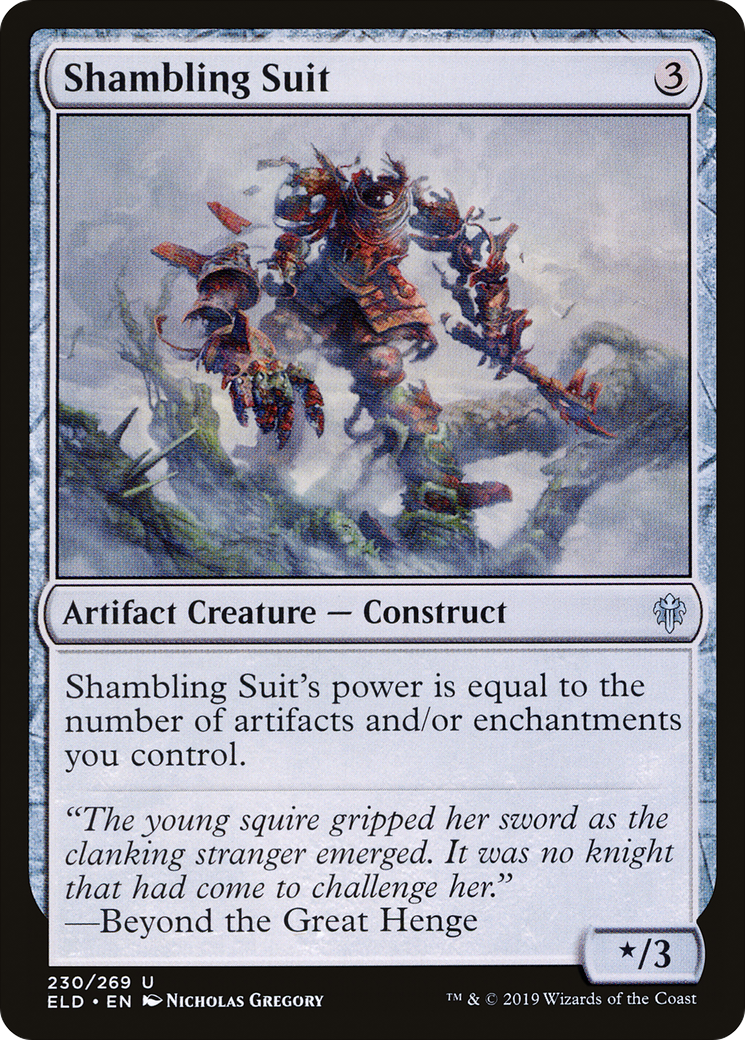 Shambling Suit (ELD-230) - Throne of Eldraine Foil