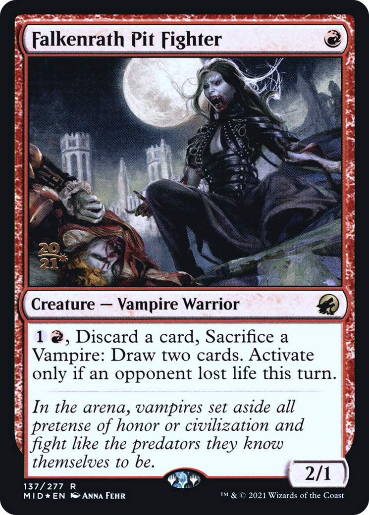 Falkenrath Pit Fighter (PRE-137) - Innistrad: Midnight Hunt Promos Foil