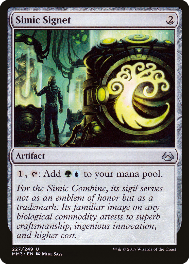 Simic Signet (MM3-227) - Modern Masters 2017 Foil