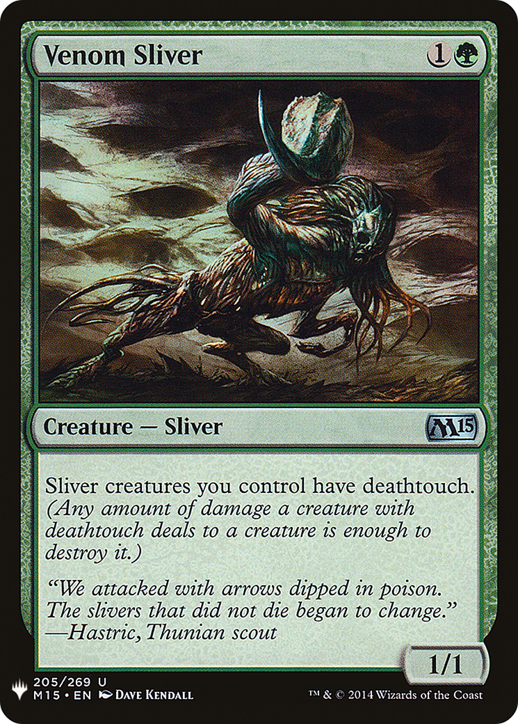 Venom Sliver (LIST-205) - The List