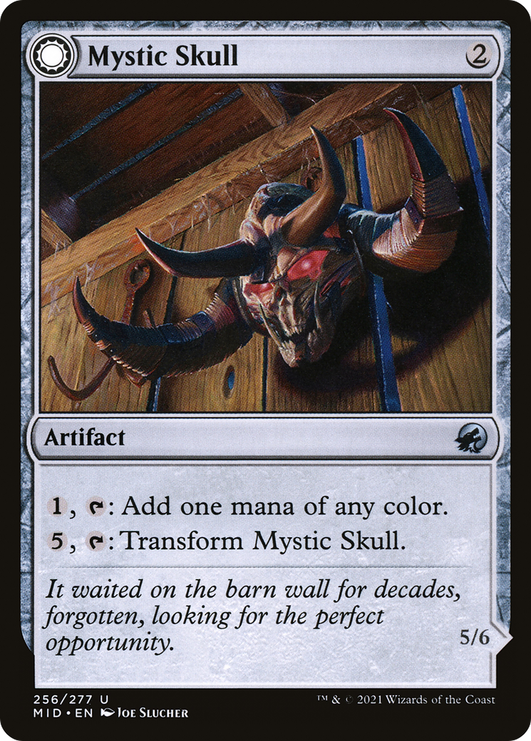 Mystic Skull (MID-256) - Innistrad: Midnight Hunt: (Double Faced Transform)