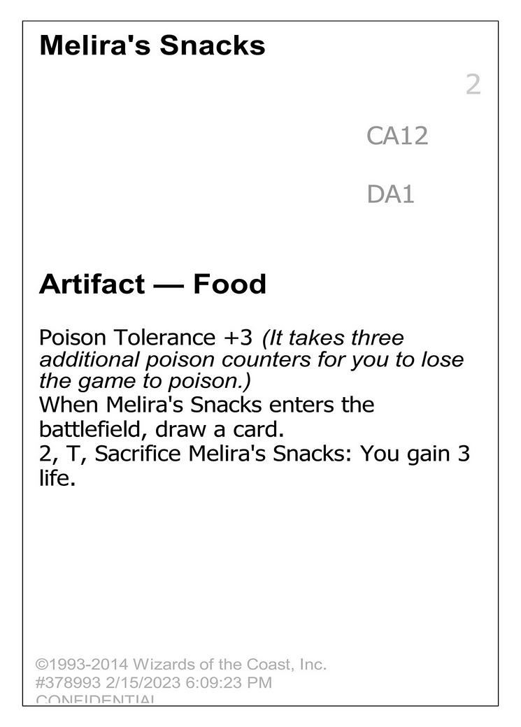 Melira's Snacks (UNK-CA12) - Unknown Event