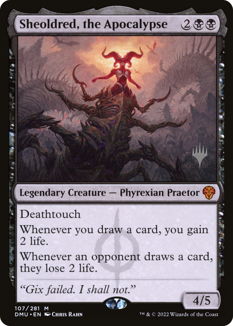 Sheoldred, the Apocalypse (PPDMU-107) - Dominaria United Promos