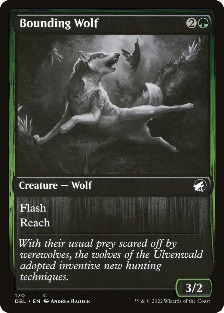 Bounding Wolf (DBL-170) - Innistrad: Double Feature