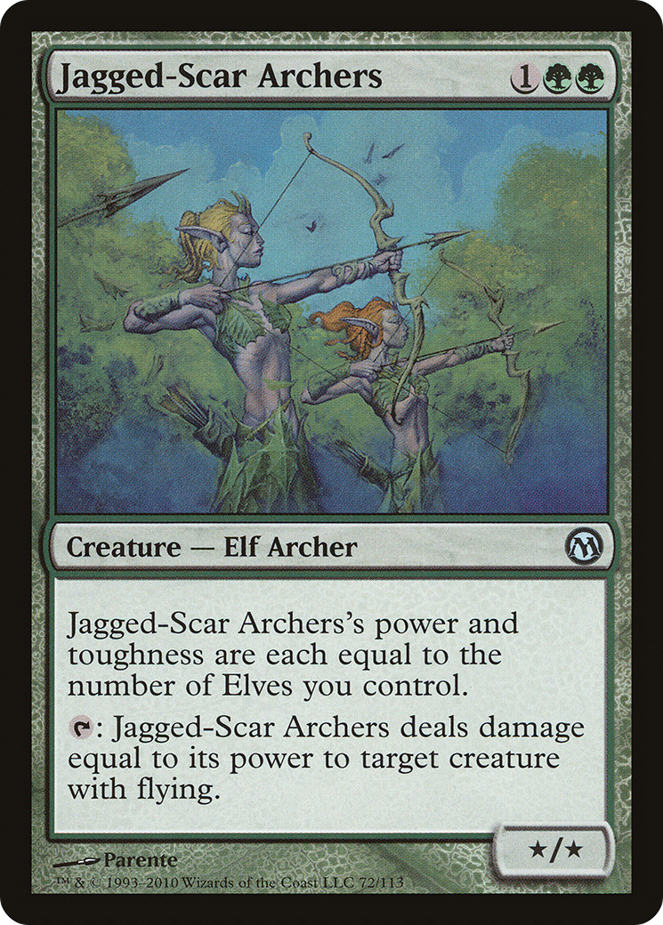 Jagged-Scar Archers (DPA-072) - Duels of the Planeswalkers